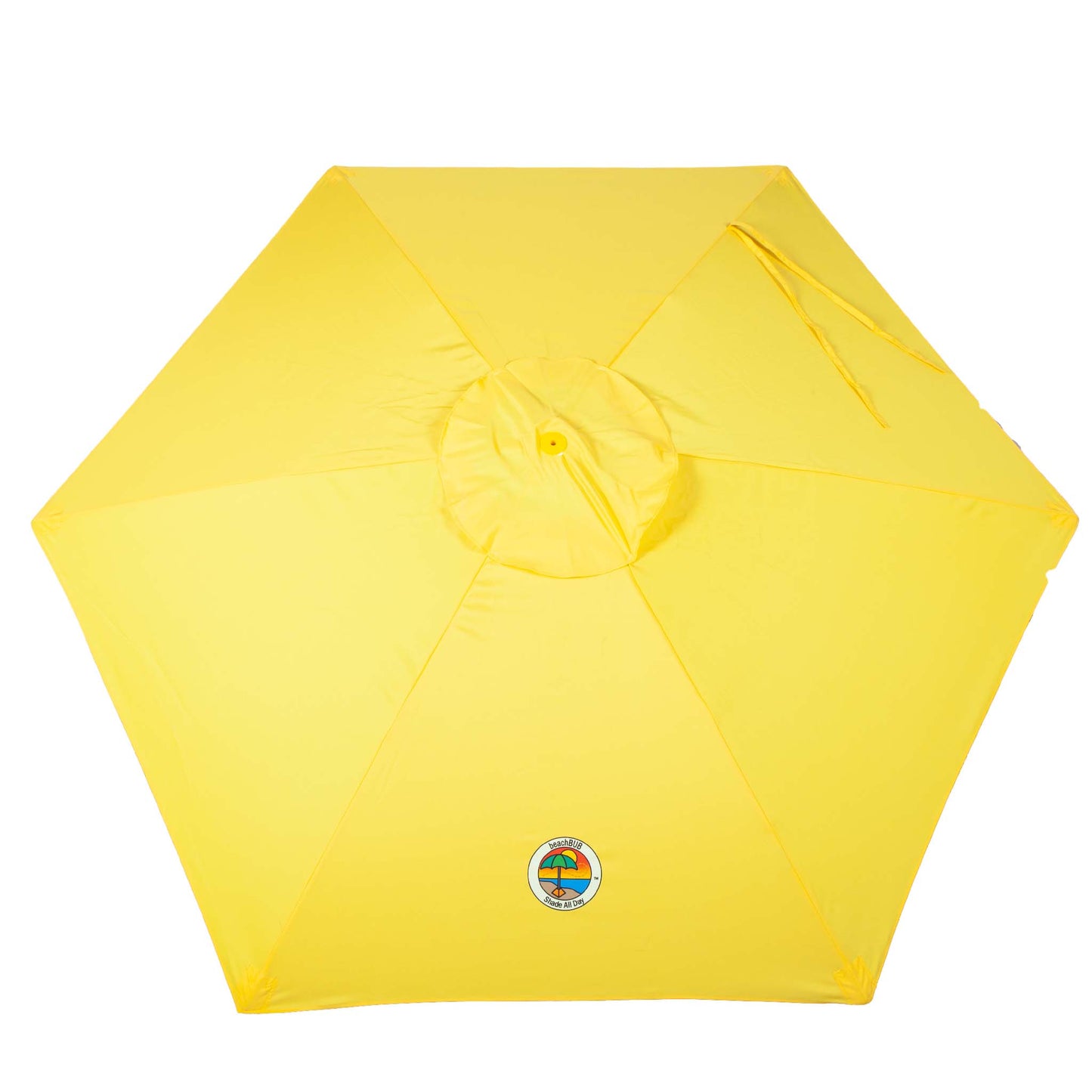 yellow beach umbrella canopy