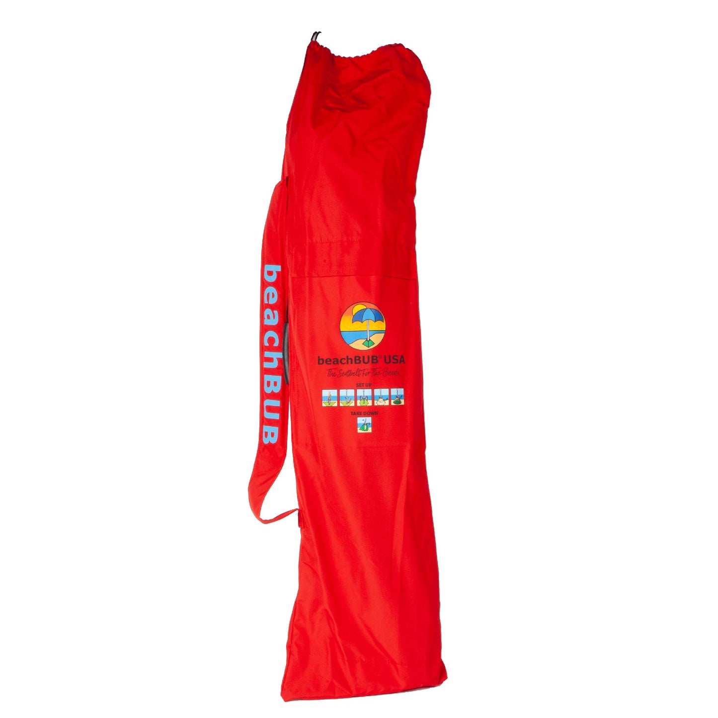 premium red beach umbrella bag