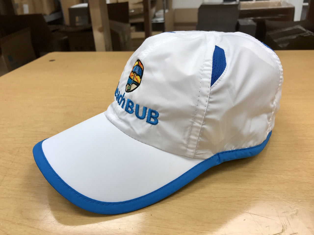 white beachBUB hat