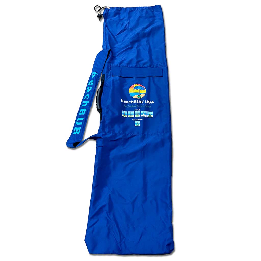 deep blue beach umbrella bag