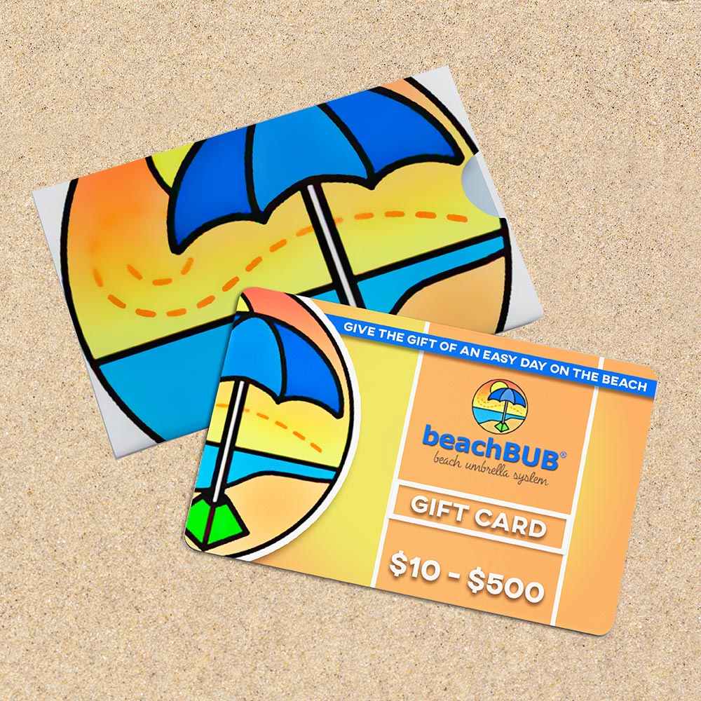 beachBUB beach umbrella gift card